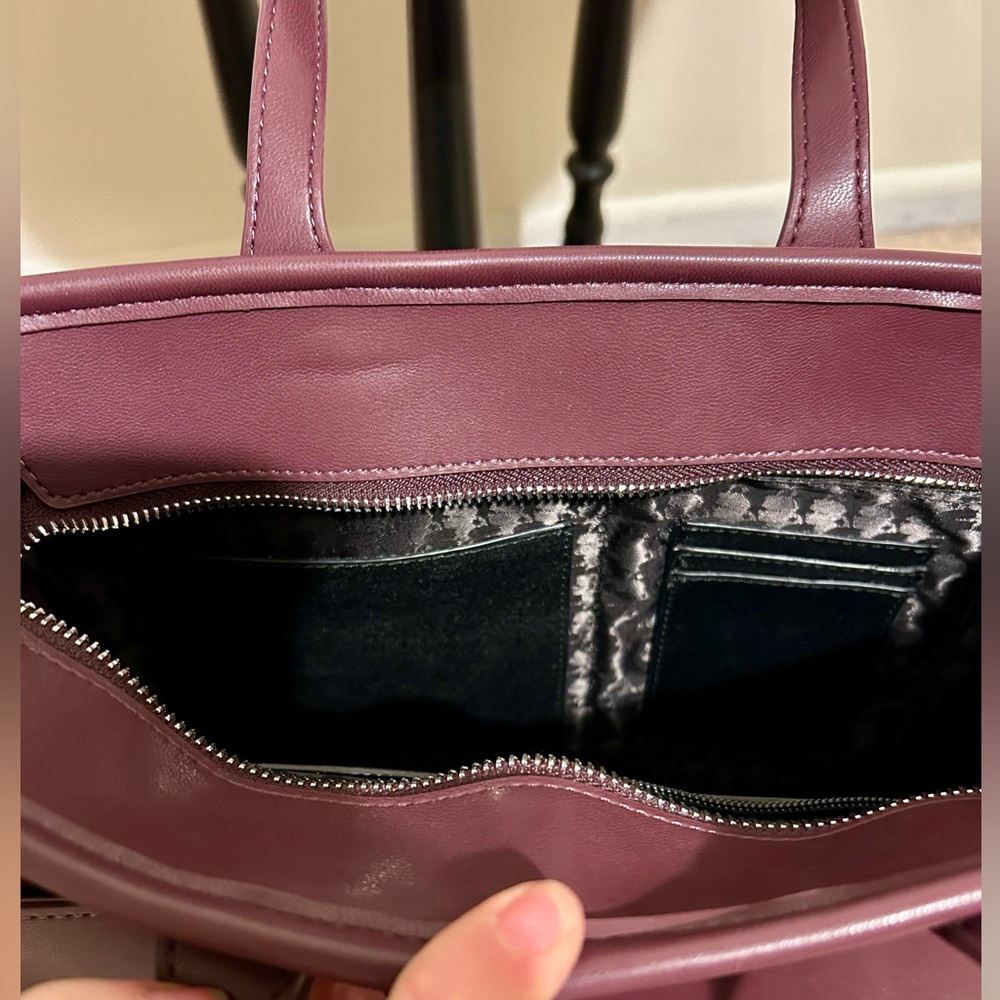Karl Lagerfeld Burgundy Tote Bag - Picture 6 of 8